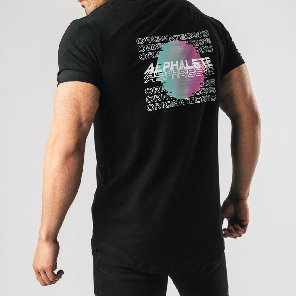 Alphalete Rhapsody Retro Tee - Paradise City - Small - NWT